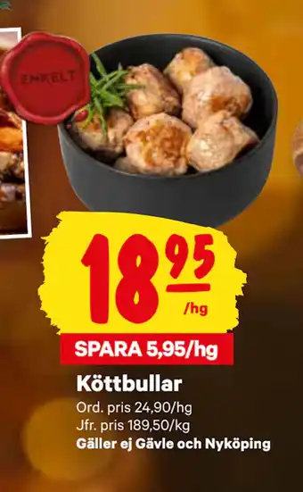 City Gross Köttbullar erbjuda