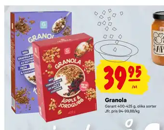 City Gross Granola erbjuda