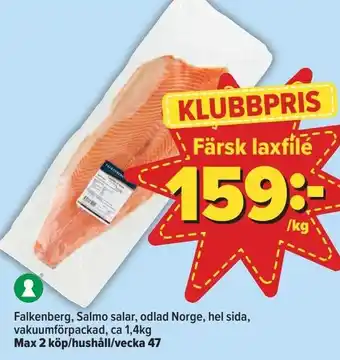 Östenssons Färsk laxfilé erbjuda