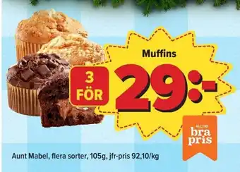 Östenssons Muffins erbjuda