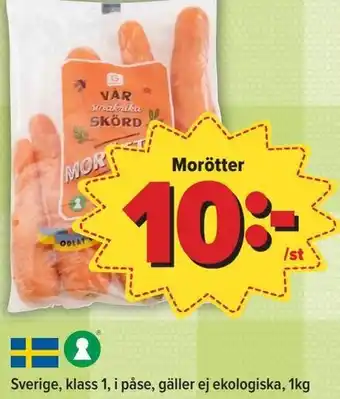 Östenssons Morötter erbjuda