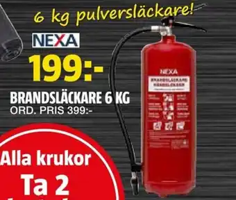 BRANDSLÄCKARE 6 KG