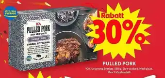 ICA Maxi PULLED PORK erbjuda