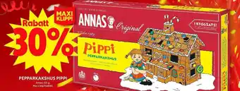 ICA Maxi PEPPARKAKSHUS PIPPI erbjuda