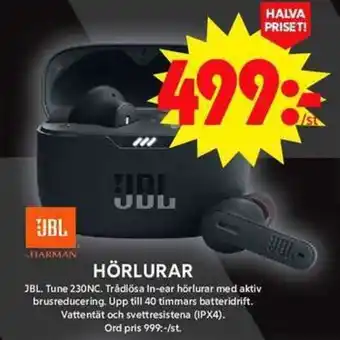 ICA Maxi HÖRLURAR JBL. Tune 230NC. erbjuda