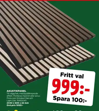 Jem&Fix Akustikpanel erbjuda