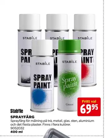 Jem&Fix Sprayfärg erbjuda