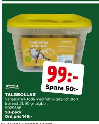 Jem&Fix Talgbollar erbjuda