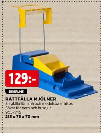 Jem&Fix Råttfälla mjölner erbjuda