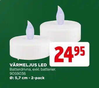 Jem&Fix Värmeljus led erbjuda