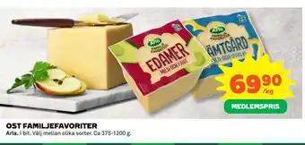 Coop Konsum Ost familjefavoriter erbjuda