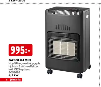 Jem&Fix Gasolkamin erbjuda