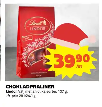 Coop Daglivs Chokladpraliner erbjuda