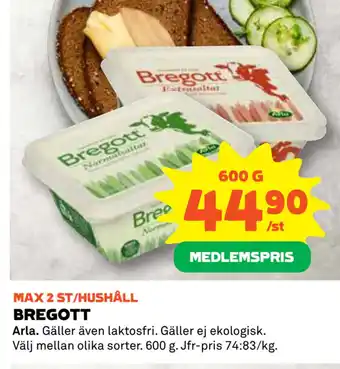 Coop Daglivs Bregott erbjuda