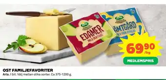 Coop Daglivs Ost familjefavoriter erbjuda