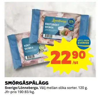 Coop Daglivs Smörgåspålägg erbjuda