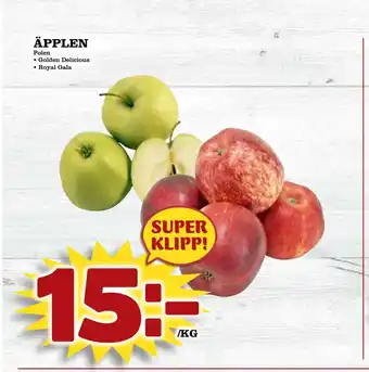 Nya Pulsen Äpplen erbjuda