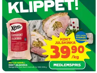Stora Coop Kokt julskinka erbjuda