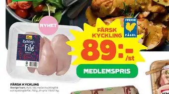Stora Coop Färsk kyckling erbjuda