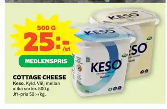 Stora Coop Cottage cheese erbjuda