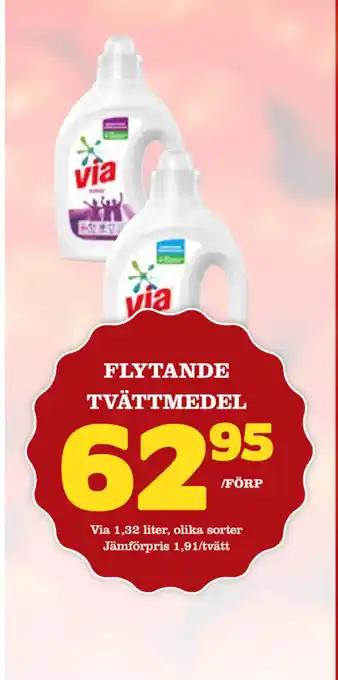 Nya Pulsen Flytande tvättmedel erbjuda