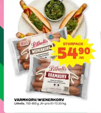 Stora Coop Varmkorv/wienerkorv erbjuda