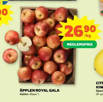 Stora Coop Äpplen royal gala erbjuda