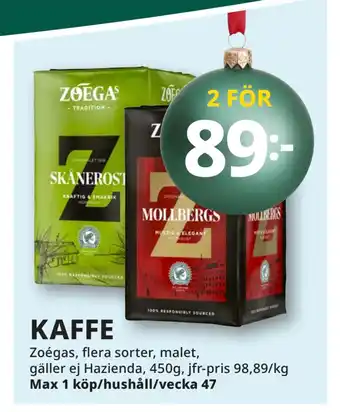 Tempo Kaffe erbjuda