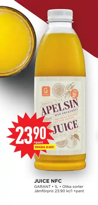 Willys Hemma Juice nfc erbjuda