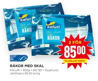 Willys Räkor med skal erbjuda