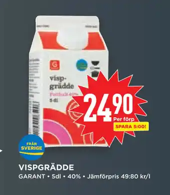 Willys Hemma Vispgrädde erbjuda