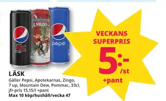 Tempo Läsk erbjuda