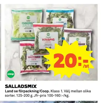 Coop Salladsmix erbjuda