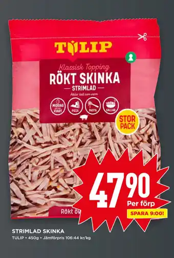 Willys Strimlad skinka erbjuda