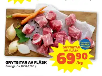 Coop Forum Grytbitar av fläsk erbjuda
