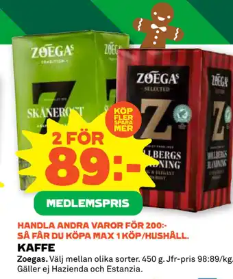 Stora Coop Kaffe erbjuda