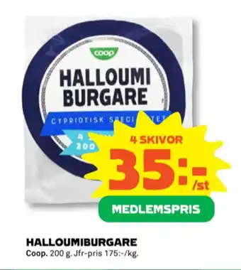 Coop Coop halloumi erbjuda