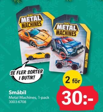 DollarStore Metal machines bilar erbjuda