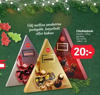 DollarStore Jordgubb chokladask erbjuda