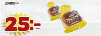 Matdax Bondbröd erbjuda
