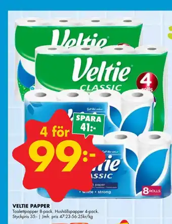ÖoB Veltie toalettpapper erbjuda