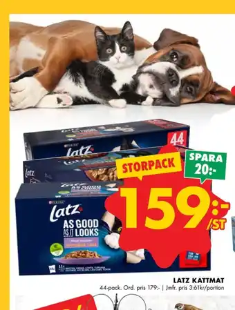 ÖoB Latz kattmat erbjuda