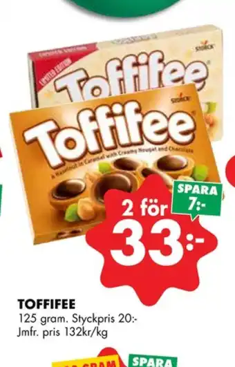 ÖoB Toffifee chokladask erbjuda
