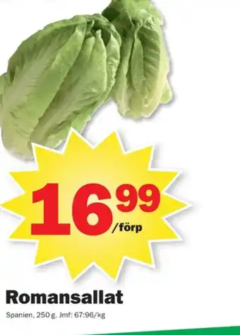 Pekås Coop sallat erbjuda
