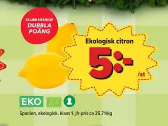 Östenssons Garant citroner erbjuda