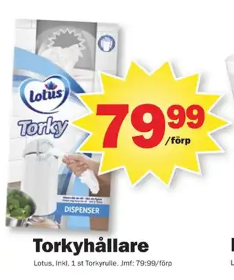 Pekås Torky hushållspappershållare erbjuda