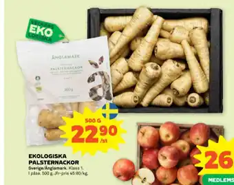 Stora Coop Änglamark palsternackor erbjuda