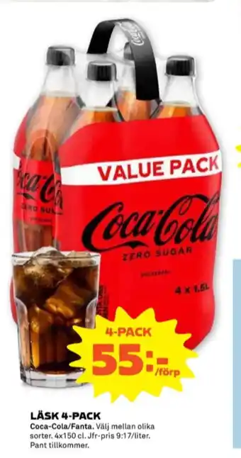 Stora Coop Coca cola läskedryck erbjuda