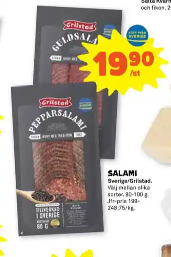 Stora Coop Grilstad salami erbjuda