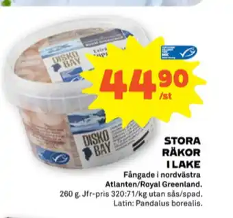 Stora Coop Royal greenland räkor erbjuda